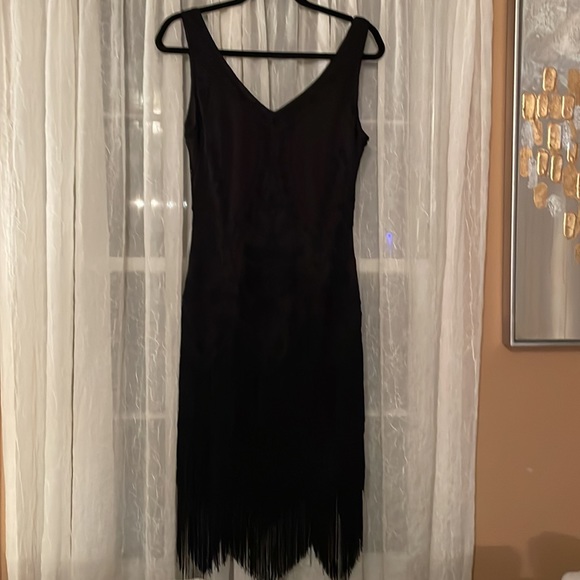 BABEYOND Small Roaming 20’s Flapper Dress ( Black). - Picture 7 of 14